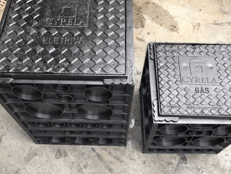 Caixa de Passagem para Fibra Óptica em Infraestrutura Subterrânea