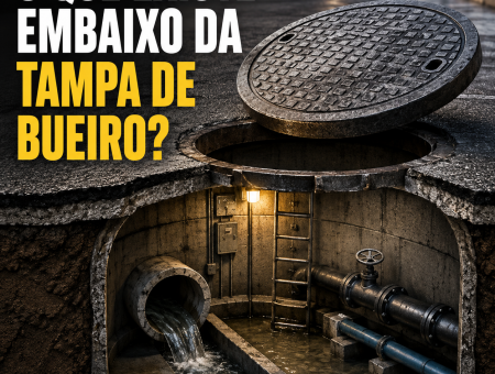 O que Existe embaixo de uma Tampa de Bueiro?