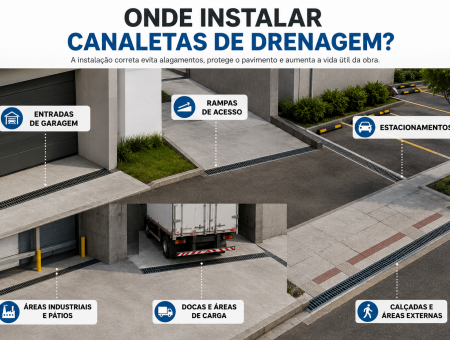 Onde Instalar Canaletas de Drenagem?