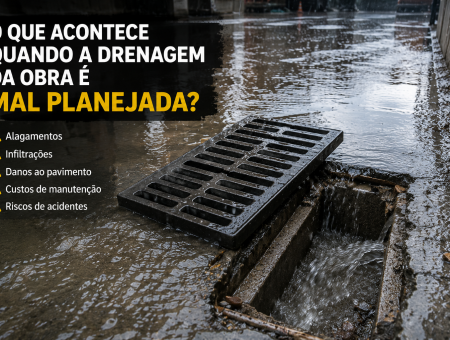 O Que Acontece Quando a Drenagem da Obra é Mal Planejada?