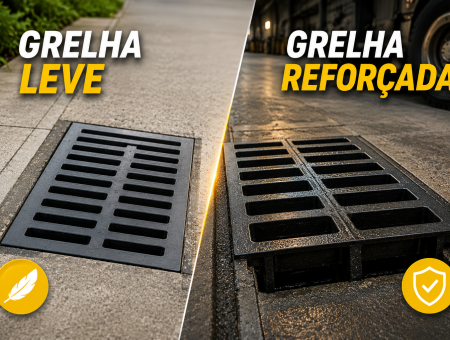 Qual a Diferença Entre Grelha Leve e Grelha Reforçada?