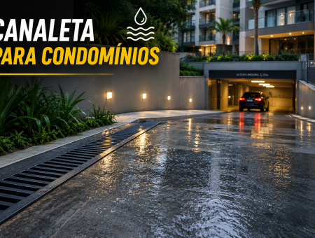 Canaleta de Drenagem para Condomínios