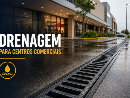 Canaleta de Drenagem para Centros Comerciais
