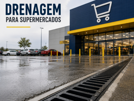 Canaleta de Drenagem para Supermercados