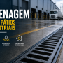 Canaleta de Drenagem para Pátios Industriais