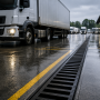 Canaleta para Pátio de Caminhões