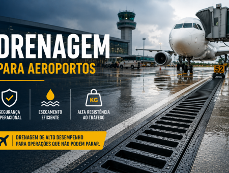 Canaleta de Drenagem para Aeroportos