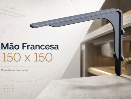 Mão Francesa 150 x 150 para Pias e Bancadas | Fuminas