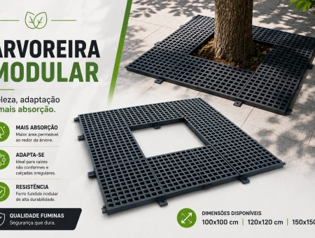 Arvoreira Modular para Calçadas e Paisagismo Urbano
